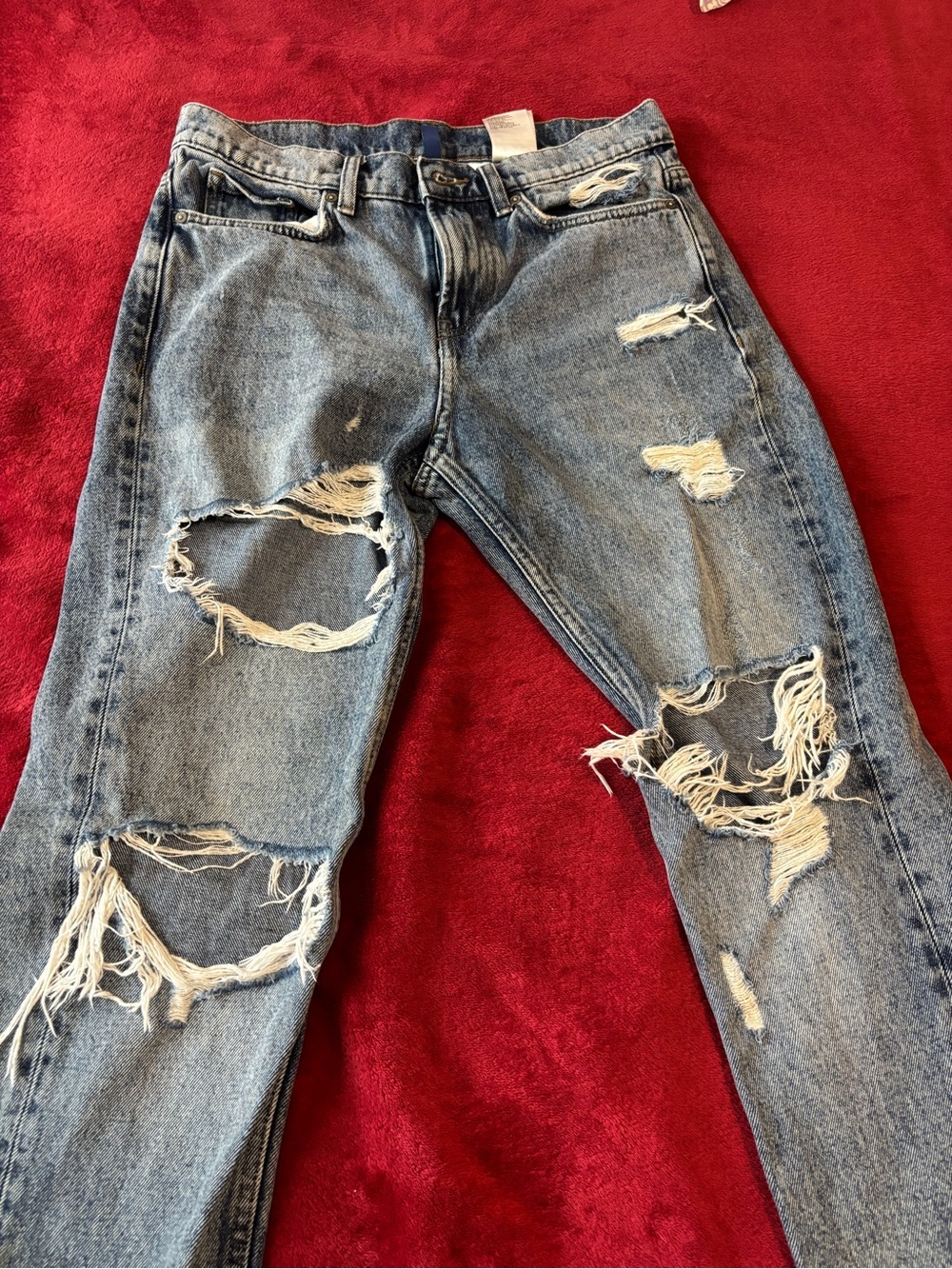 Straight Ripped Jeans - Picture 6 of 17